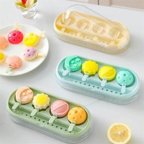 Ice Cream Mold Food-Grade Silicone Mold Set for Homemade Ice