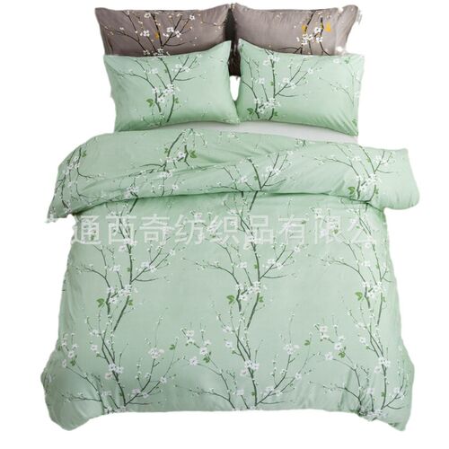 Home Textile Supply Manufacturer Bedding Printed Plum Blosso