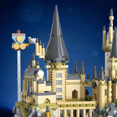 New Stone Magic Castle Creative Harrys School Set City DIY M