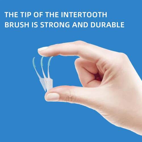 150Pcs/box nterdental Brush Soft Rubber Teeth Cleanng Tools