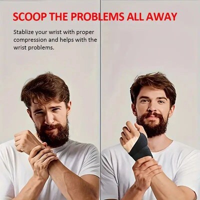 Adjustable Wrist Brace Perfect for Women & Men Support Wrap