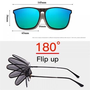 Polarized Clip On Sunglasses Men Photochromic Car Driver
