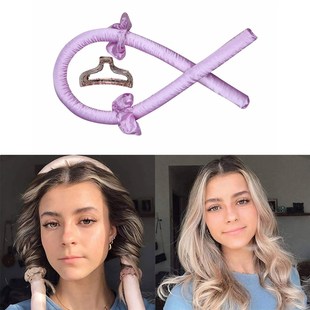 Sponge Hair Roller Heatless Curling Rod Headband Curls Hair