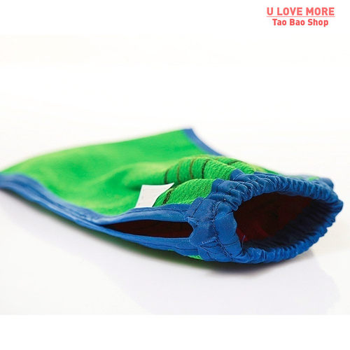 1 Pc Random Color Shower Spa Exfoliator Two-sided Bath Glove