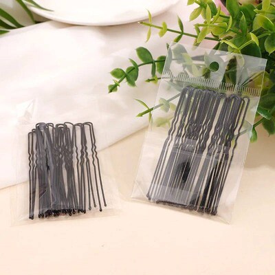 1 Pack 5cm 6cm 7cm 8cm Hair Pins Grips Waved Black Pins Allo