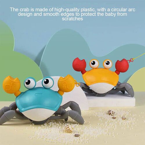 Baby Bath Tub Water Play Crab Toy Clockwork Portable Beach C