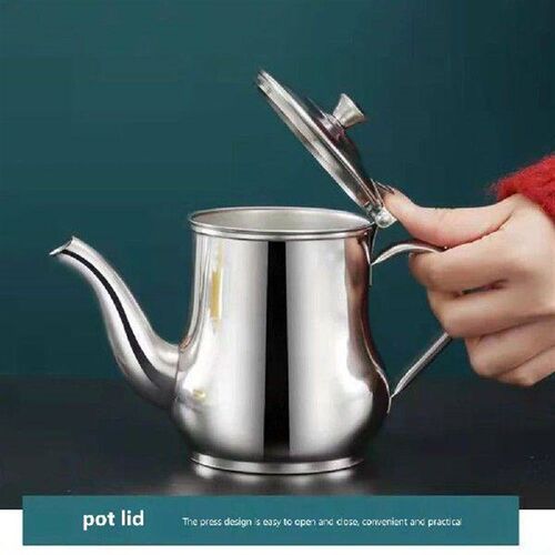 Stainless Steel Oil Storage Pot with Fine Mesh Practical