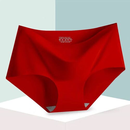 Seamless Ice Silk Panties For Women Intimate Comfort Briefs