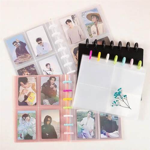 Kpop Photo Album New Multi-pockets Loose-leaf Binder 3 Inch