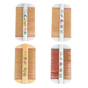 常州白象牌09细竹篦子虱子超密齿木梳子加密去头皮屑异物儿童