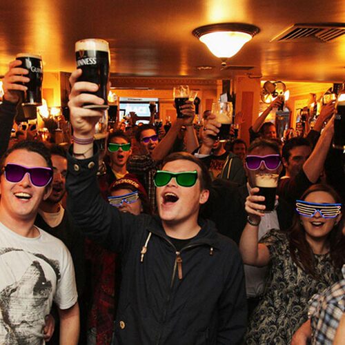 2020 Neon Party EL Glasses EL Wire Neon LED Sunglasses Light