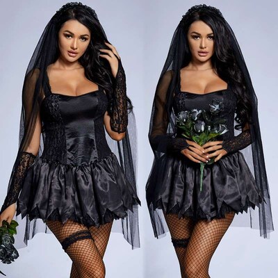 Halloween role-playing costume cosplay ghost bride skirt bla