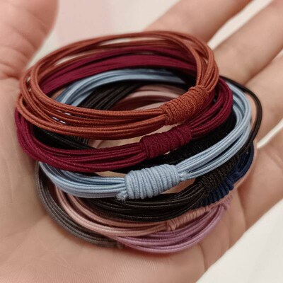 New Four-in-One High Elastic Rubber Band Hair Band Basic Hai