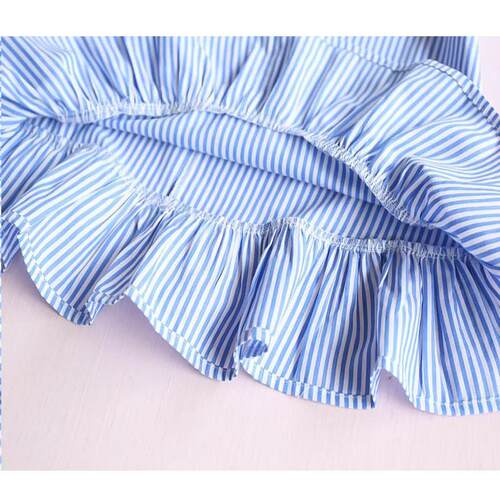 Dress Toddler Kids Baby Girls Lovely Birthday Clothes Blue S