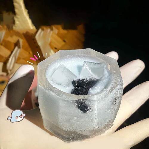 1Pcs Handmade Pearl Milk Tea Cup  Slow Rising Sss Relieving