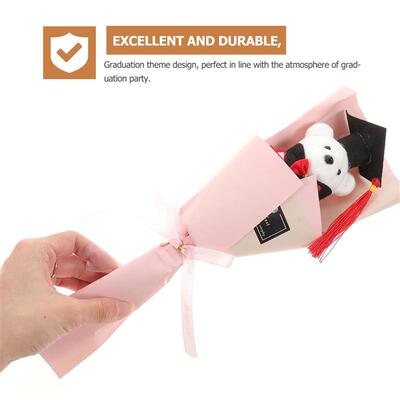 2 Pcs Graduation Bear Grad Bear Bouquet Mu?ecos De Peluche