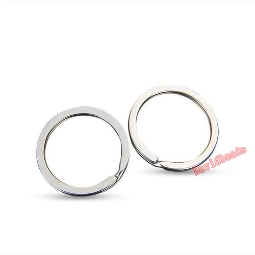 Stainless Steel Hole Key Ring Key Chain keychain 25mm 28mm 3