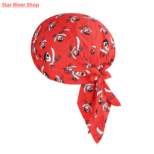 Cap Skull Bandana Cott Lightweight Adjustable Beanie Cycling