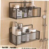 shelf.Wallmount punch Multilay shelves free storage Bathroom