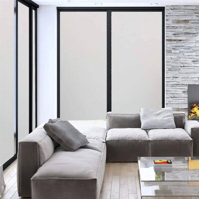 Etched Privacy Window Film Frosted Glass Vinyl Static Cling