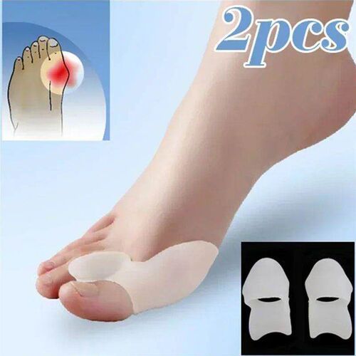1pair Silicone Gel Thumb Corrector Bunion Little Toe Protect