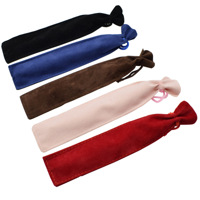 5 Pieces/Lot Velvet Drawstring Pen Bag Pouch Small Cloth Pen