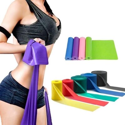 Fitness Exercise Resistance Bands Rubber Yoga Elastic Band