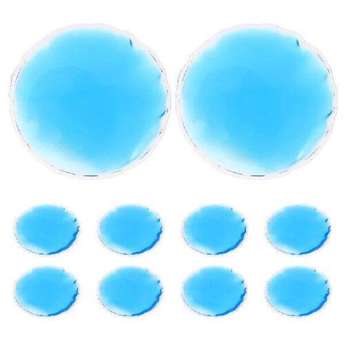 10 Pcs Cold Eye Mask Cooling Gels Pads Round Patches Facial