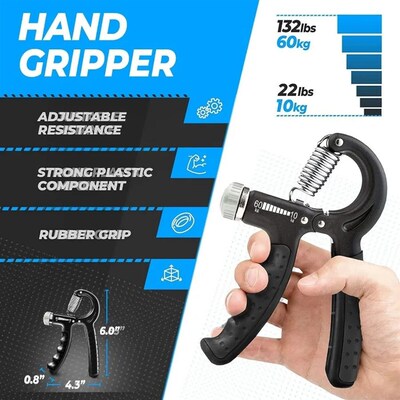 Grip Strength Trainer 5 Pack Forearm Strengthener Exerciser