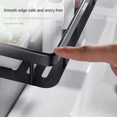 Punch-free Bathroom Shelf Shelves Wall Mounted浴室置物架