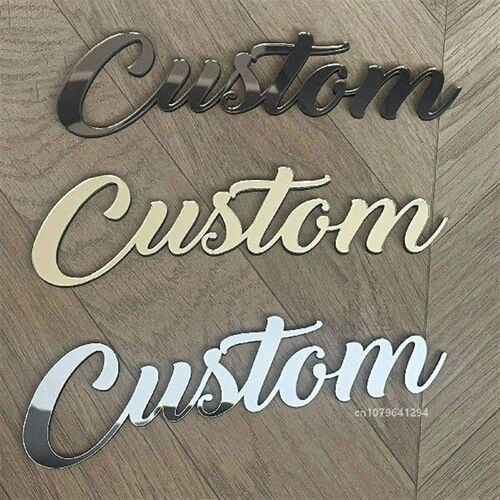 Personalized Custom Baby Name Sign Decor Acrylic Mirror