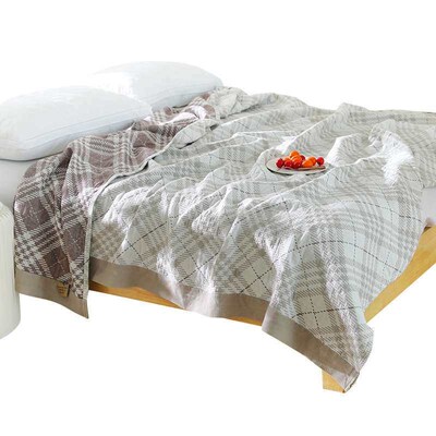 Four-layer gauze blanket summer cotton towel quilt double su