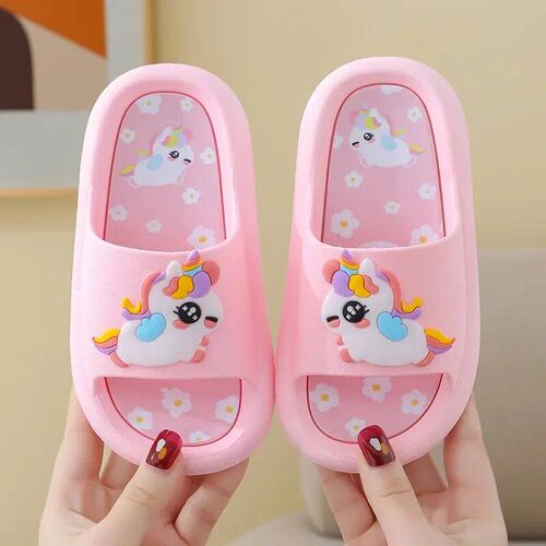 Summer Cartoon Childrens Slippers Girl Unicorn Slipper Kids