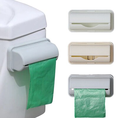 Trash Bags Storage Box Garbage Bag Dispenser for Kitchen Bat