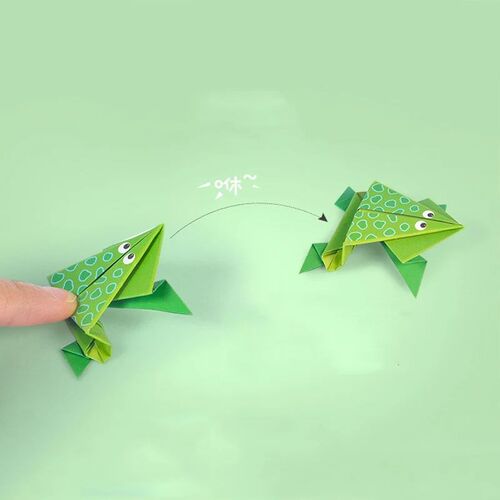 Baby Craft Toys Cartoon Animal Origami Paper Cutting Book Ki