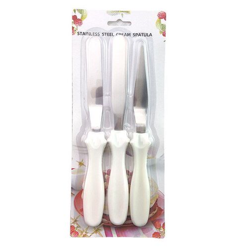 New 3Piece Cream Spatula Cake Demolding Knife Stainless stee