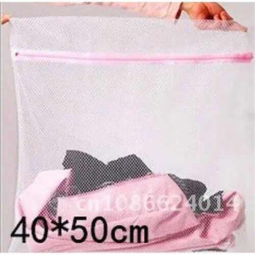 Mesh Laundry Wash Bags Zippered New Foldable 3 Sizes