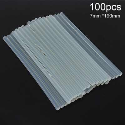 10-100pcs/lot 7mm / 11mm Transparent Hot-melt Gun Glue Stick