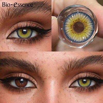 2025 New Bio-essense Colored Contact Lenses 1 Pair for Eyes
