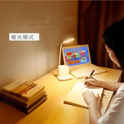 USB pen Holder Table lamp Portable student led Rechargeable