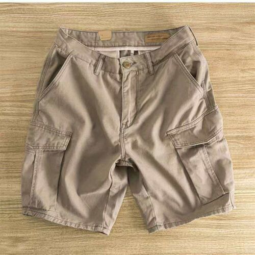 Summer teny Bran Tooling Shorts Mens Loose Retro Ol Casual