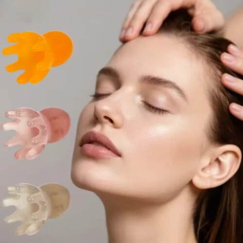 1/3pcs mix Cute Octopus Scalp Massage Comb Resin Hair Care S