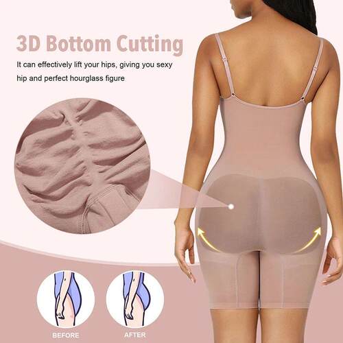 Women Seamless Bodysuit Push Up Corset Waist Trainer Trimmer