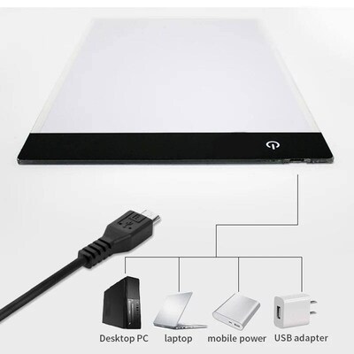 A4 Level Dimmable Led Drawing Copy Pad Board Childrens Toy