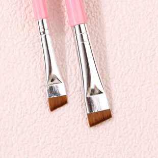 Professional Eyebrow Eyeliner Brushes Soft Angled Blade Thin