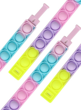 New Fidget Toys For Children Push Bubble Dimple Bracelet