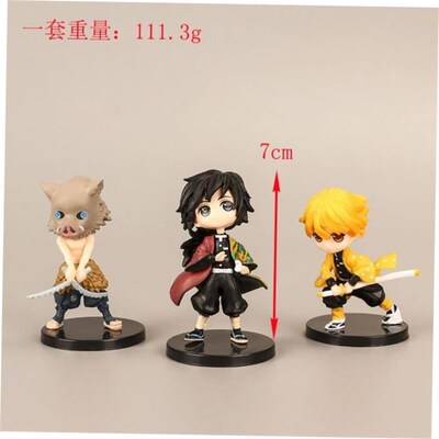 Demon Slayer PVC Action Figures Tanjirou Nezuko Anime Kimets