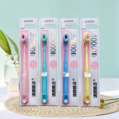 Manual Macaron Toothbrush for Adults Super Soft Toothbrush f