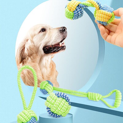 Pet Dog Toys for Large Small Dogs Toy Interactive Cotton Rop