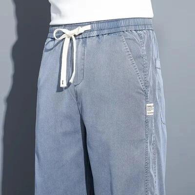2025 New Summer Soft Lyocell Fabric Mens Jeans Thin Loose S